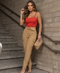 CALÇA CARGO ALFAIATARIA