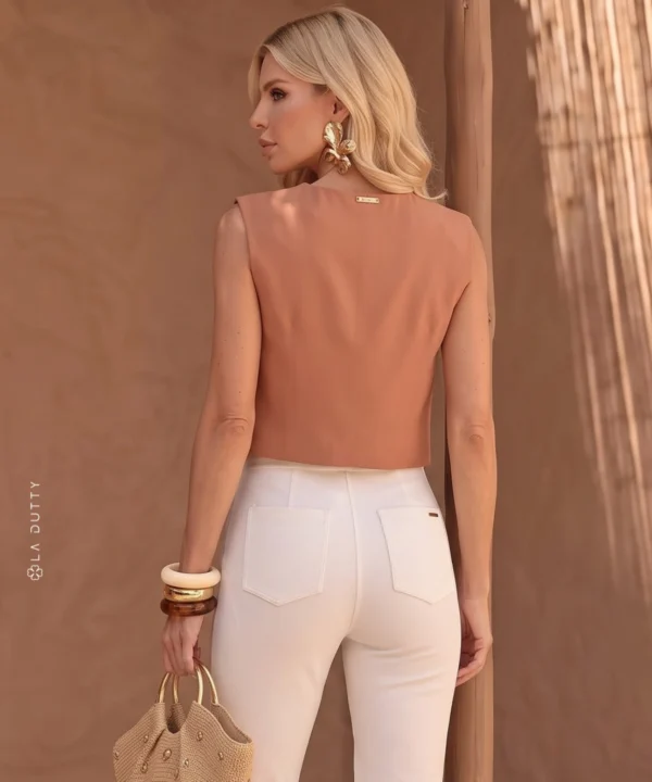 Alternative view of BLUSA ALFAIATARIA TRANSPASSE